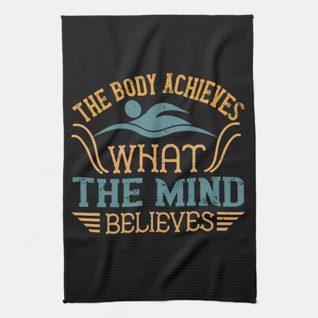 Swimming - The body achieves Tea Towel (Vertical)