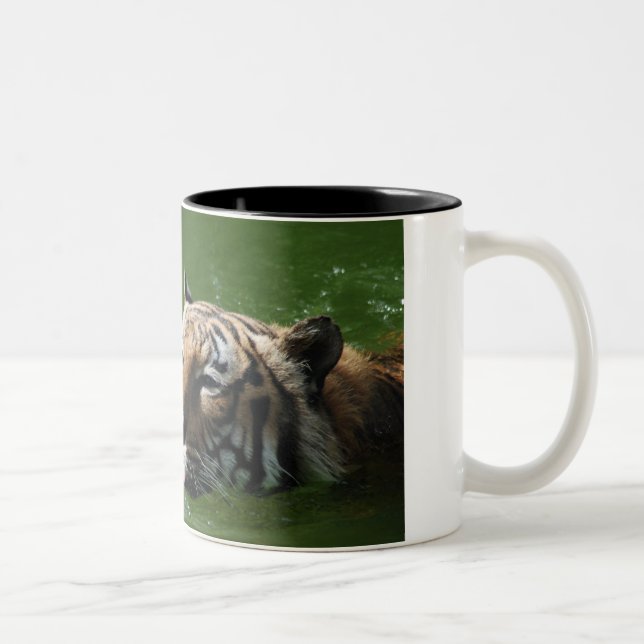 Swimming Tiger Mug (Right)