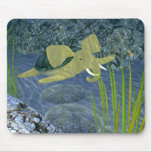 Swimming Turphant Mouse Mat