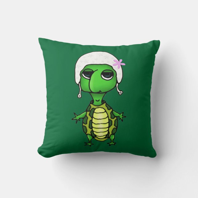 Swimming Turtle Cushion (Front)