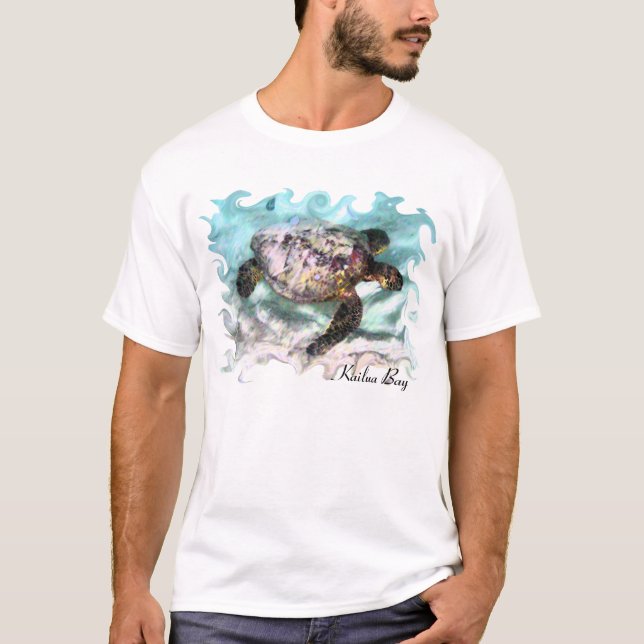 Swimming Turtle Shirts - Kailua Bay (Front)
