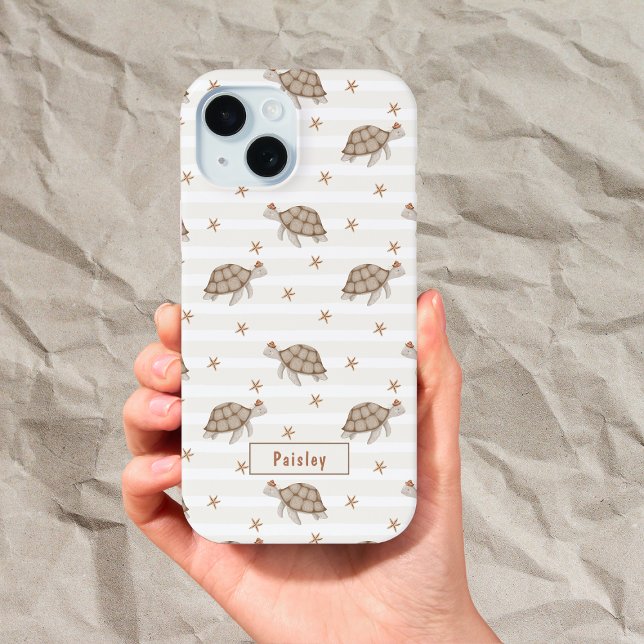 Swimming Turtles with name Case-Mate iPhone Case (Creator Uploaded)