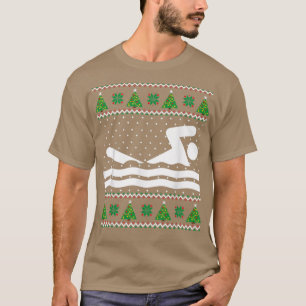 Swimming Ugly Christmas Sweater