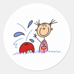 Swimming Under The Sun Sticker