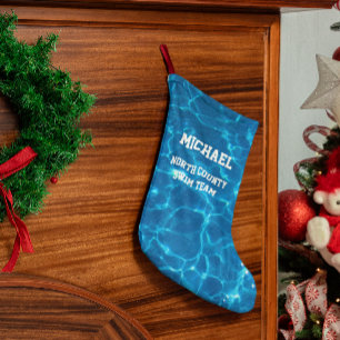 Swimming Water Sports Personalised Stocking