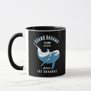 Swimming with Dolphins Grand Bahama Scuba Diving Mug