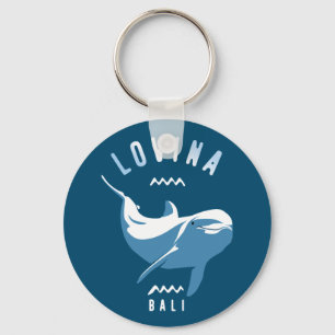 Swimming with Dolphins Lovina Bali Key Ring