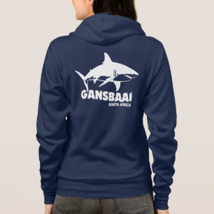 Swimming With Great White Sharks - Gansbaai Diving Hoodie