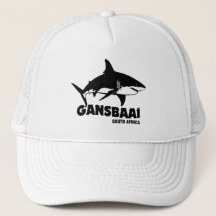 Swimming With Great White Sharks - Gansbaai Diving Trucker Hat