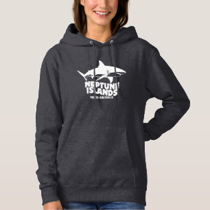 Swimming With Great White Sharks Neptune Islands Hoodie