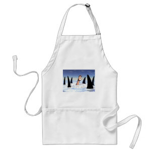 Swimming with sharks standard apron