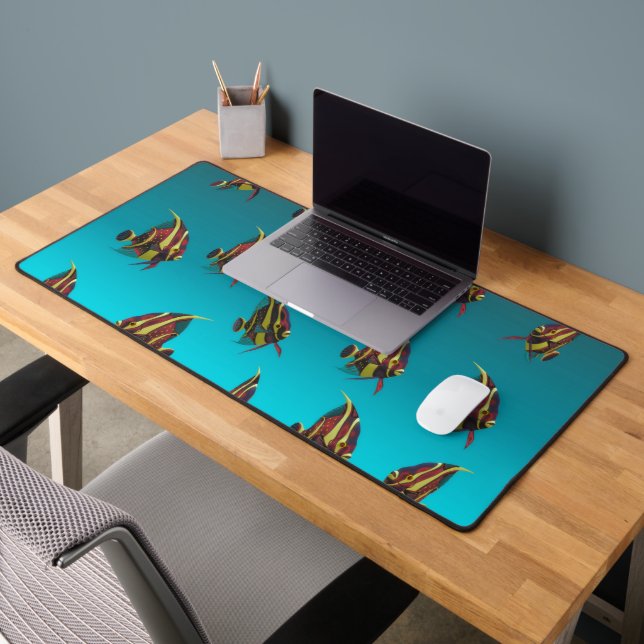 Swimming With The Fishes Desk Mat (Office 2)