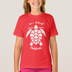 Swimming With Turtles at The Maldives on Ari Atoll T-Shirt