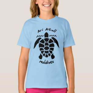 Swimming With Turtles at The Maldives on Ari Atoll T-Shirt