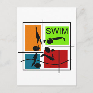 SwimQuartet Postcard