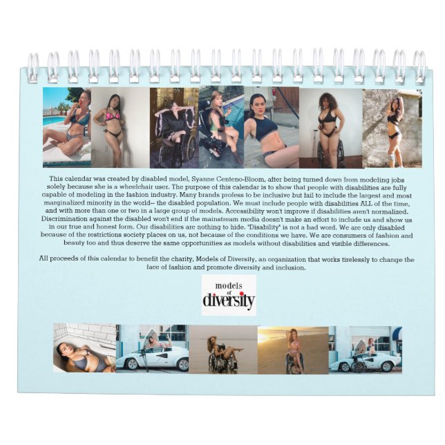 Swimsuit Calendar 2021 (Back)