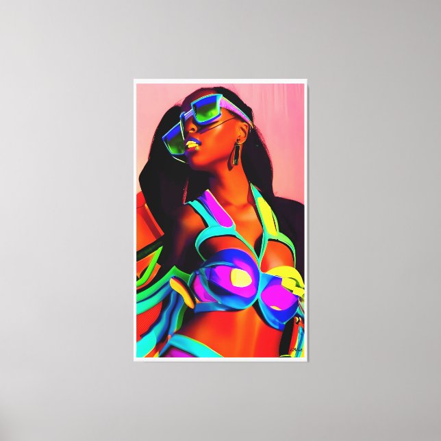 Swimsuit Season Begins Canvas Print (Front)