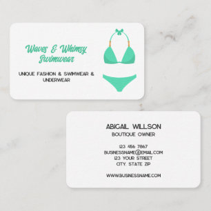 Swimwear Business Card