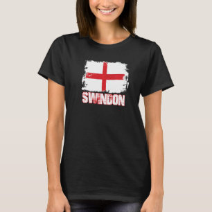 Swindon England UK England Flag Swindon Flag T-Shirt