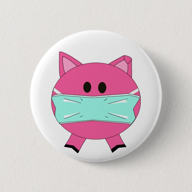 Swine Flu Badge (Front)