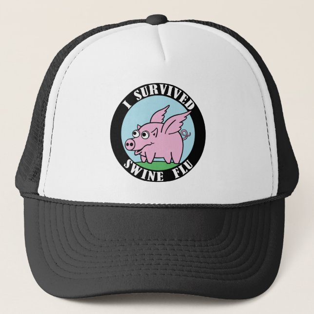 Swine Flu & H1N1 stuff Trucker Hat (Front)