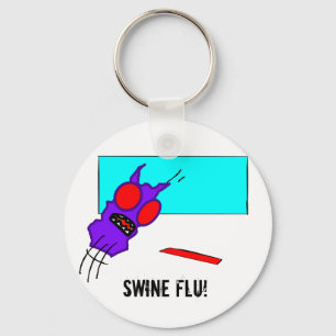 Swine Flu Keyhcain Key Ring
