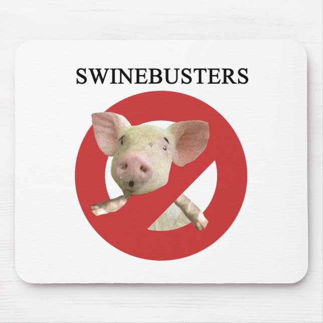 Swinebusters! Mouse Mat (Front)