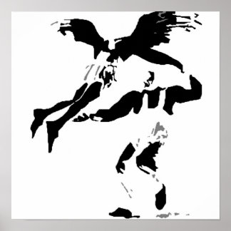 Swing Angel Wall Canvas Poster