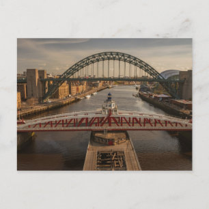 Swing Bridge, Newcastle upon Tyne Postcard