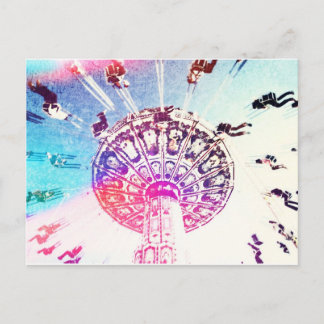 Swing Carousel Postcard