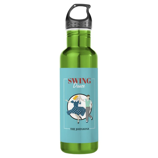 Swing Dance 710 Ml Water Bottle (Front)