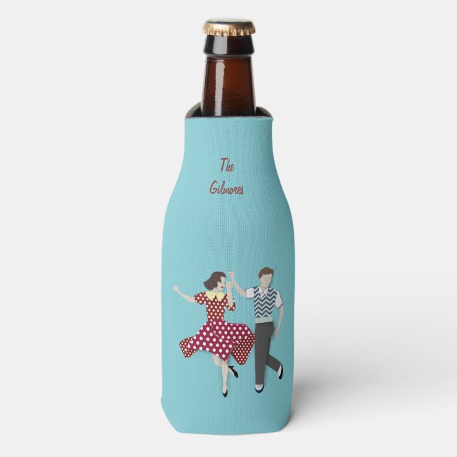 Swing Dance Bottle Cooler (Bottle Front)