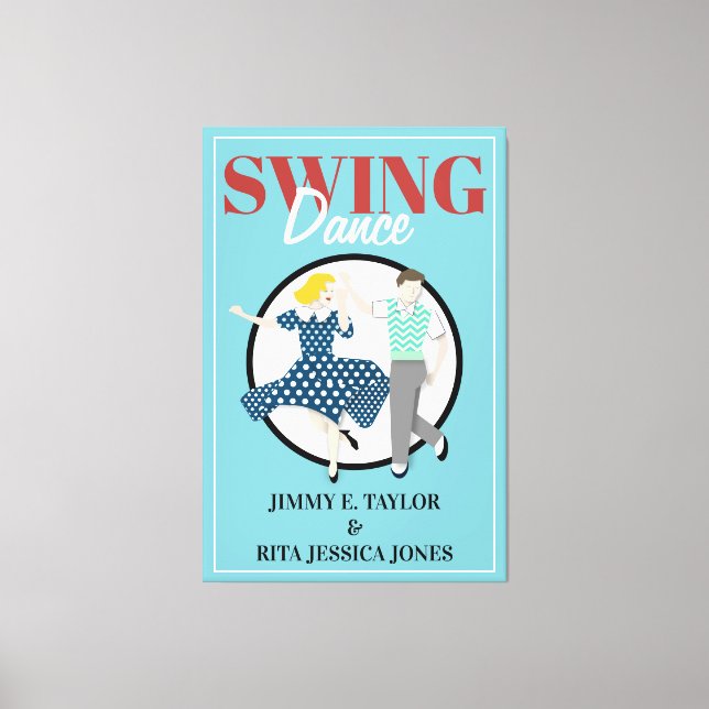 Swing Dance Canvas Print (Front)