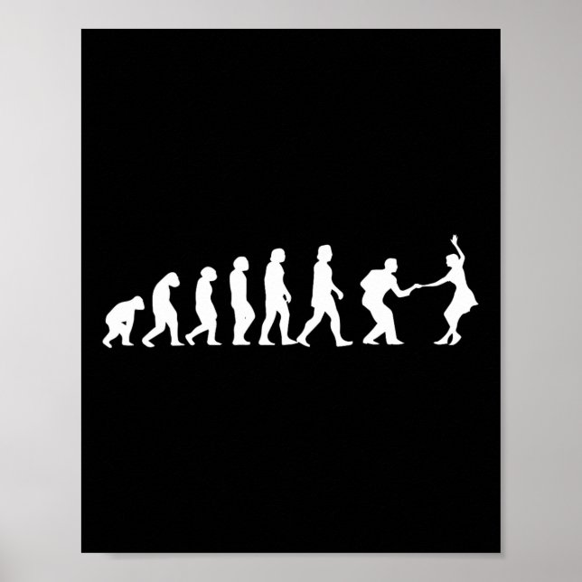 Swing Dance - Couple Dance - Lindy Hoppers - Swing Poster (Front)