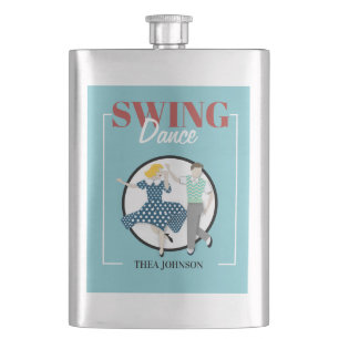 Swing Dance Hip Flask