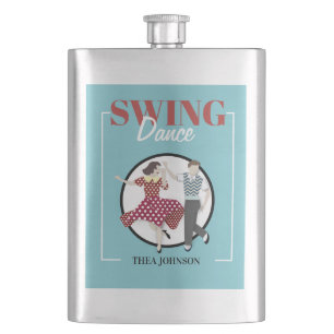Swing Dance Hip Flask