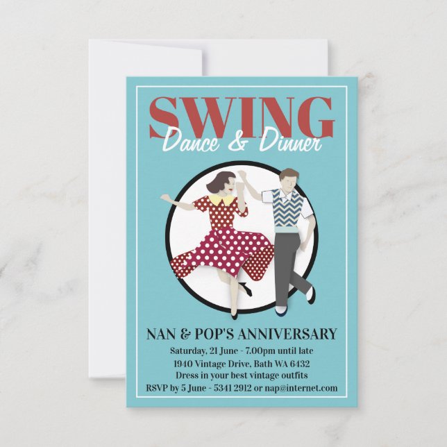 Swing Dance Invitation (Front)