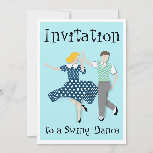 Swing Dance Invitation (Front)