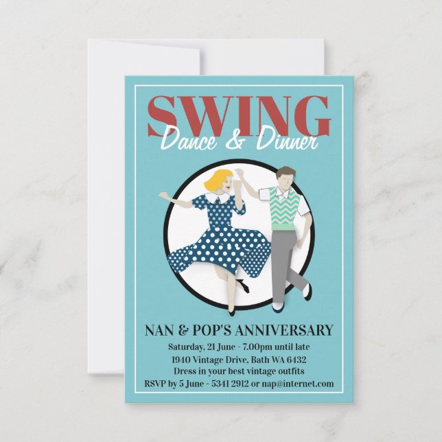 Swing Dance Invitation (Front)