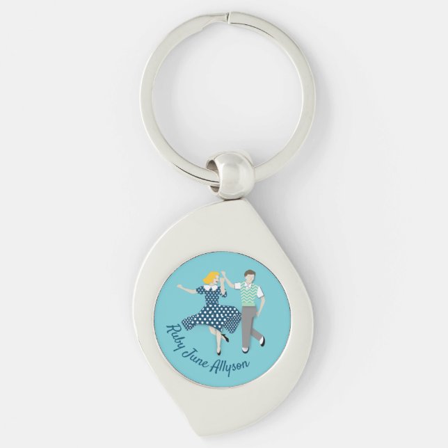 Swing Dance Key Ring (Front)