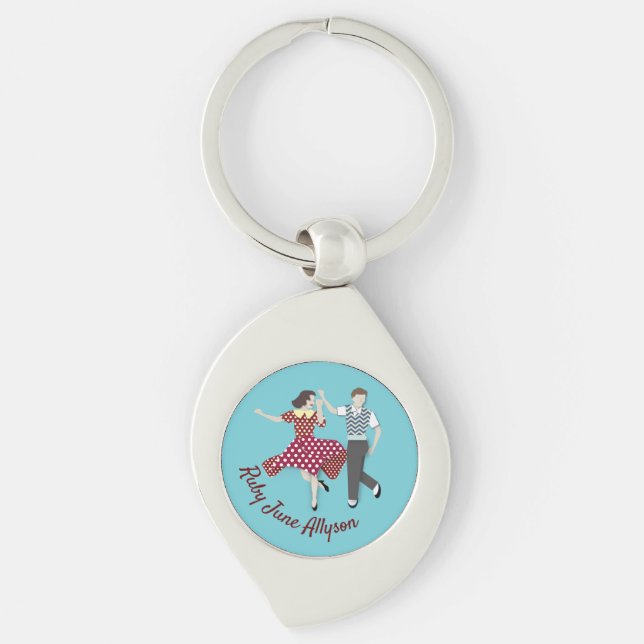 Swing Dance Key Ring (Front)