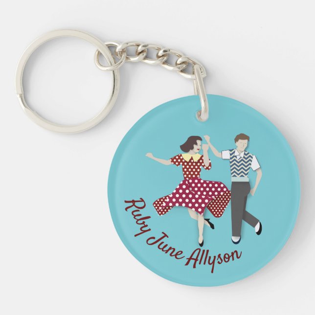 Swing Dance Key Ring (Front)
