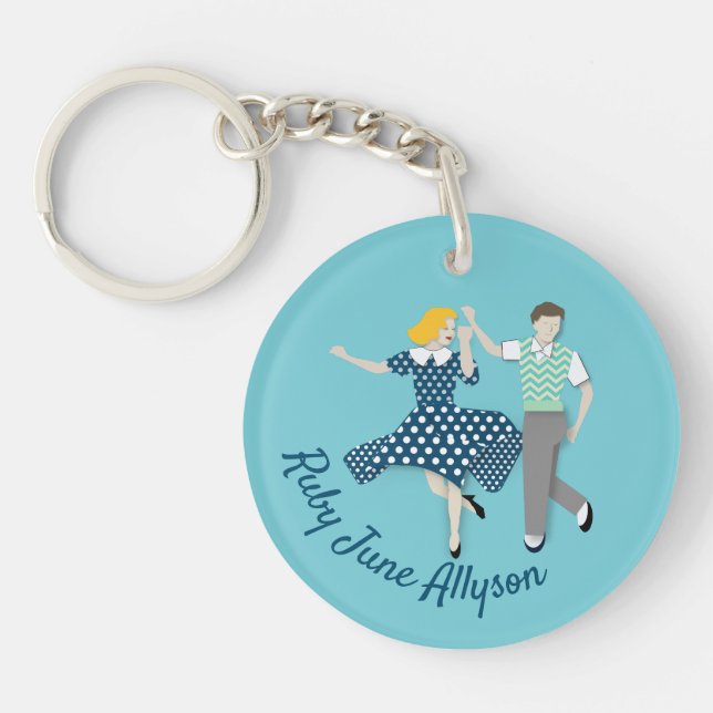 Swing Dance Key Ring (Front)
