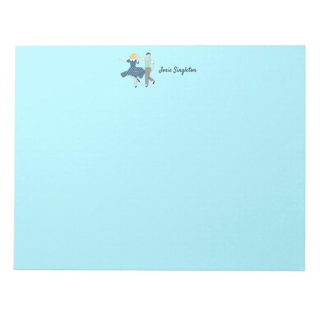 Swing Dance Notepad (Front)