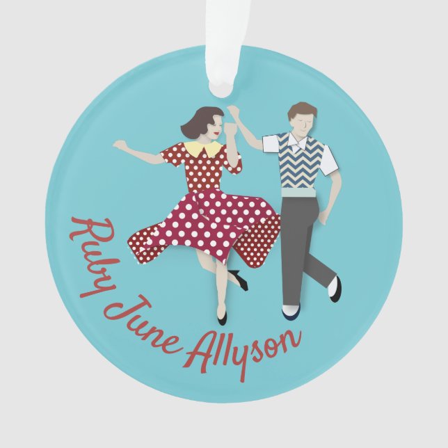 Swing Dance Ornament (Front)