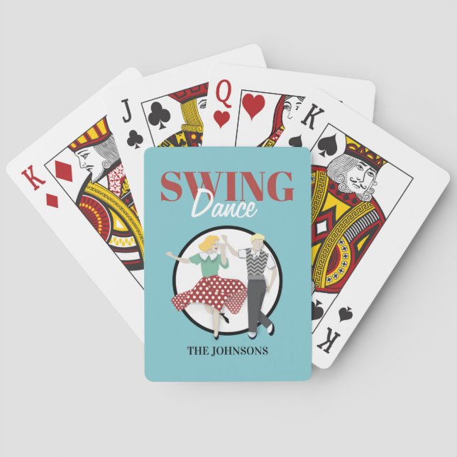 Swing Dance Playing Cards (Back)