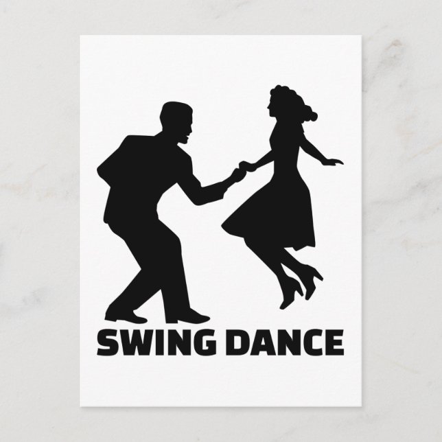 Swing dance postcard (Front)