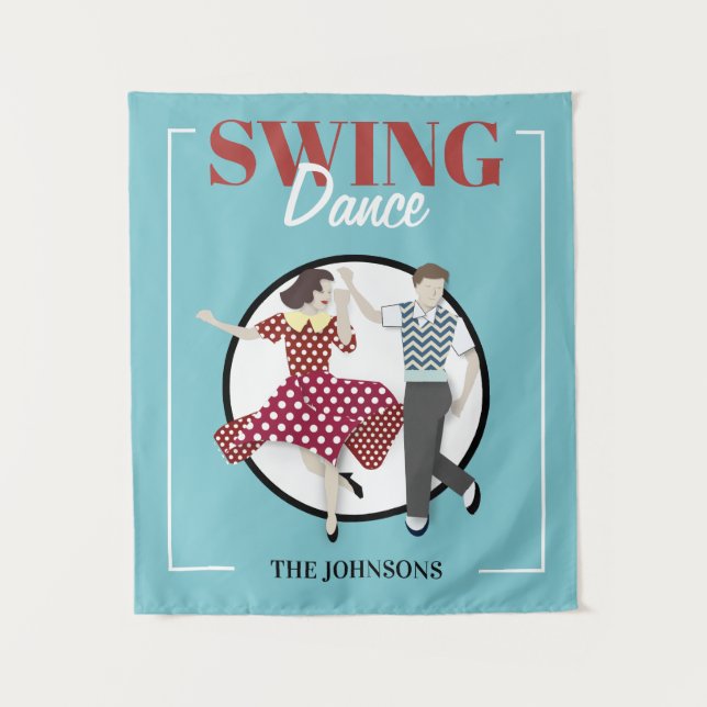 Swing Dance Tapestry (Front)