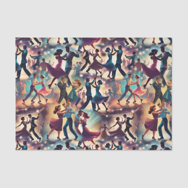 Swing Dance Tissue Paper (Front)