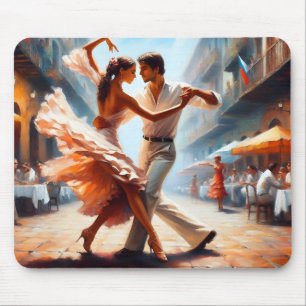 Swing Dancing Couples Dance Music Mouse Mat